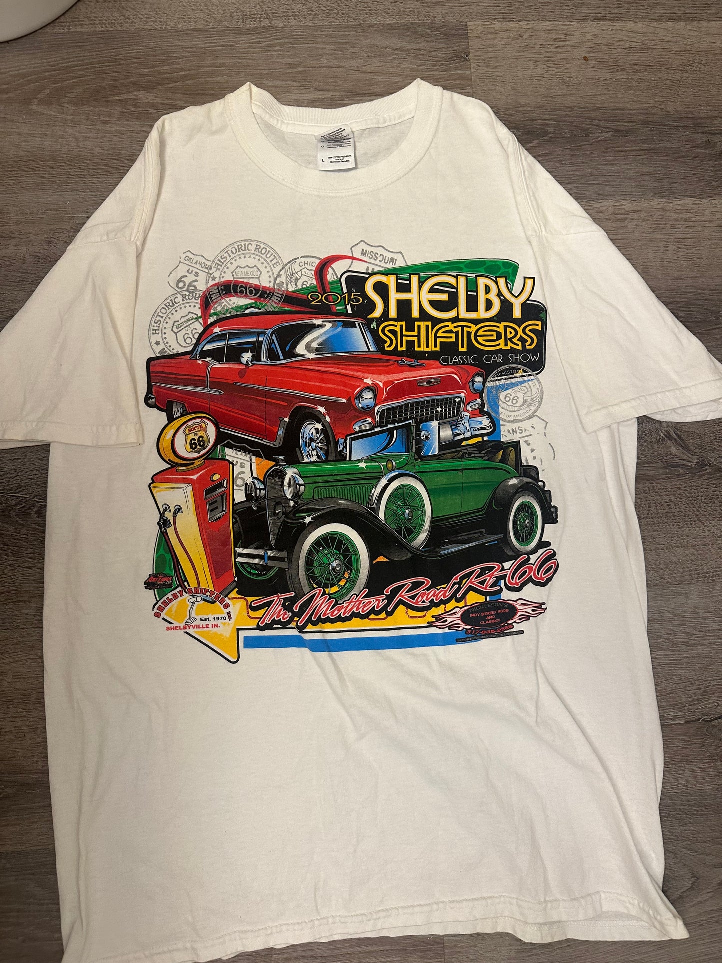 Vintage Car Show Tee Size L