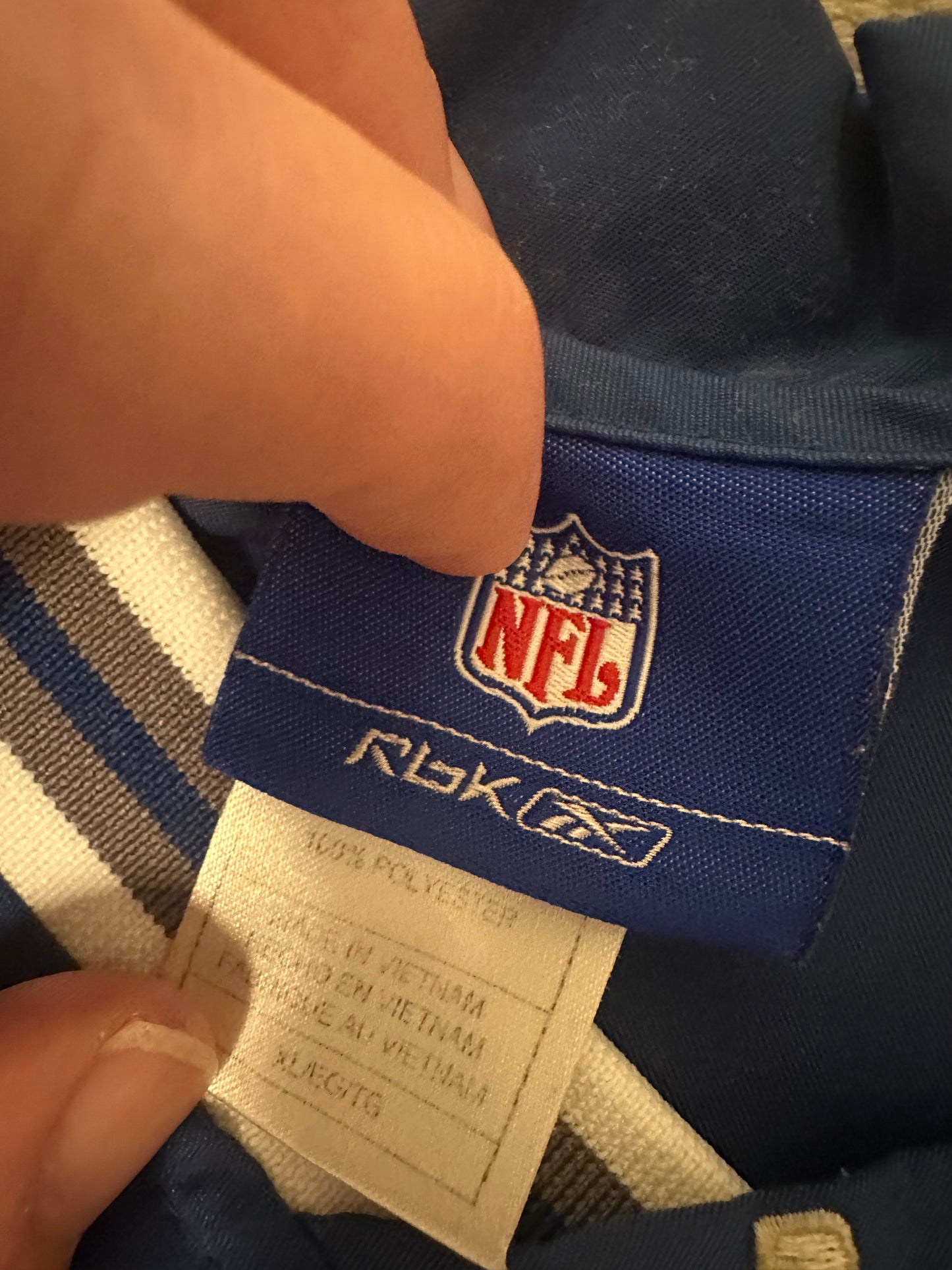 Colts Windbreaker Jacket Size XL
