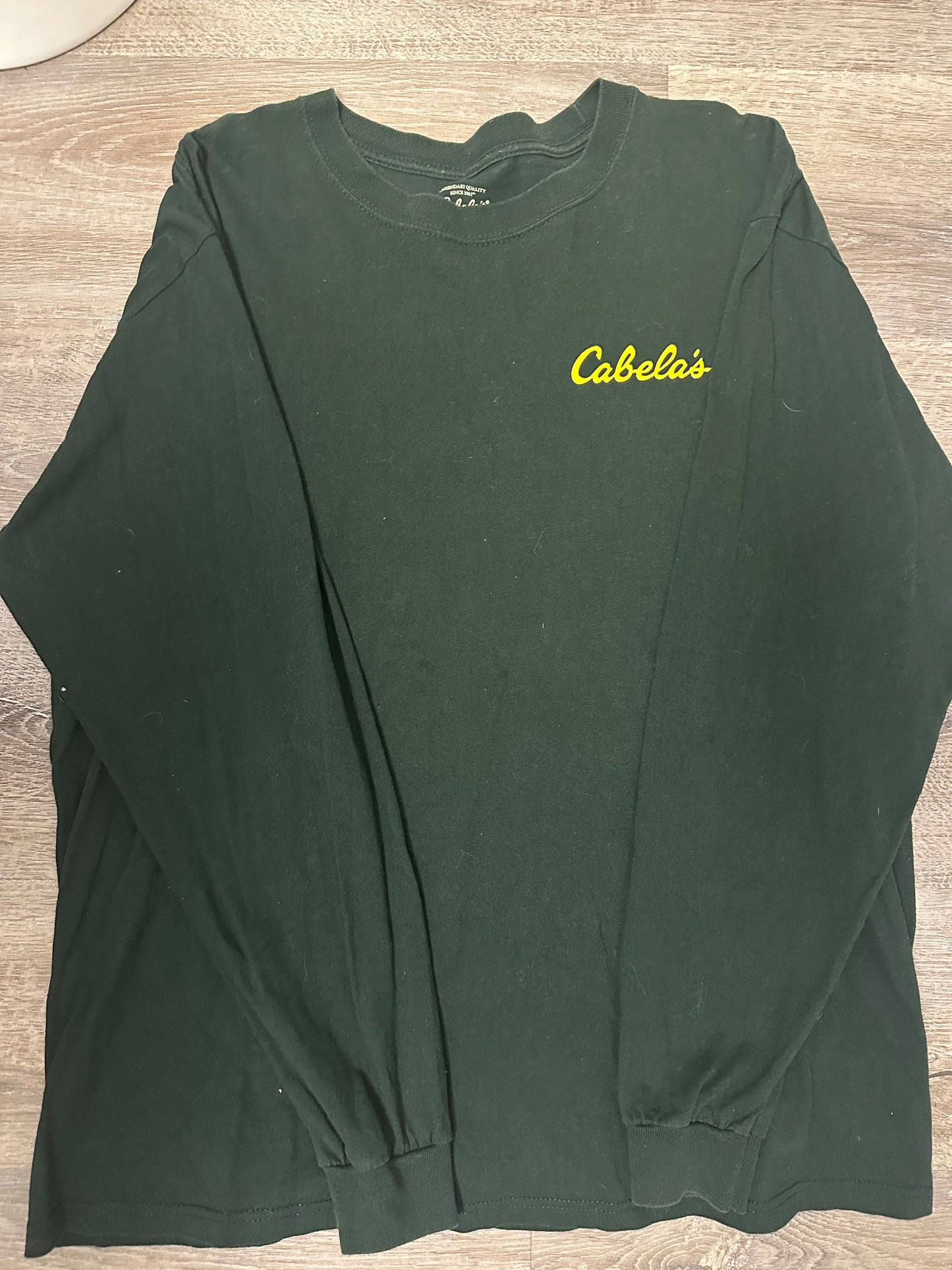 Cabelas Hunting Graphic Long Sleeve Size L