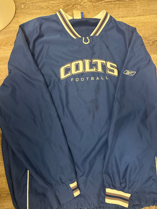 Colts Windbreaker Jacket Size XL