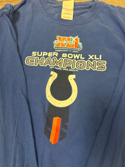 Colts Super Bowl Champions Tee Size L