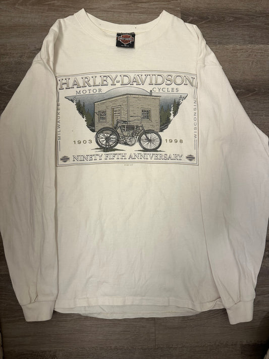 1998 Harley Davidson Front and Back Longsleeve Size M