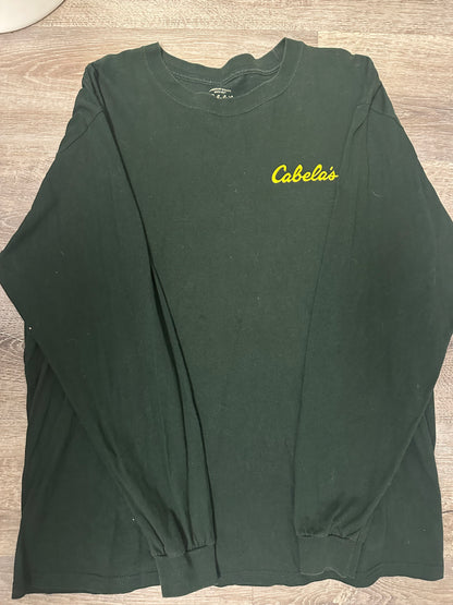 Cabelas Hunting Graphic Long Sleeve Size L