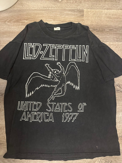 2006 Led Zeppelin Throwback Tee Size L