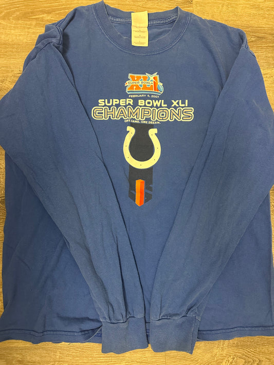 Colts Super Bowl Champions Tee Size L